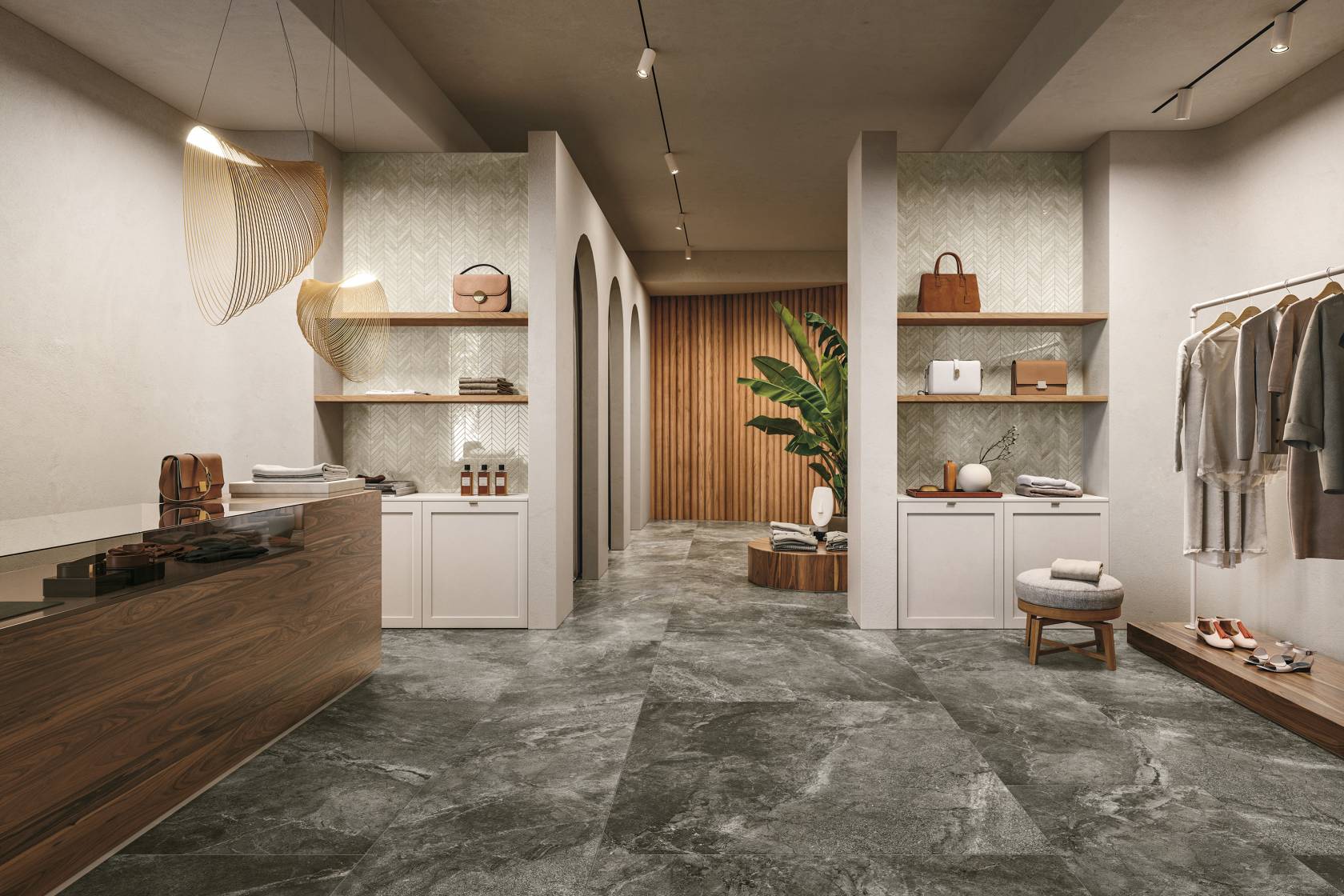 Resin Colors Porcelain Tiles