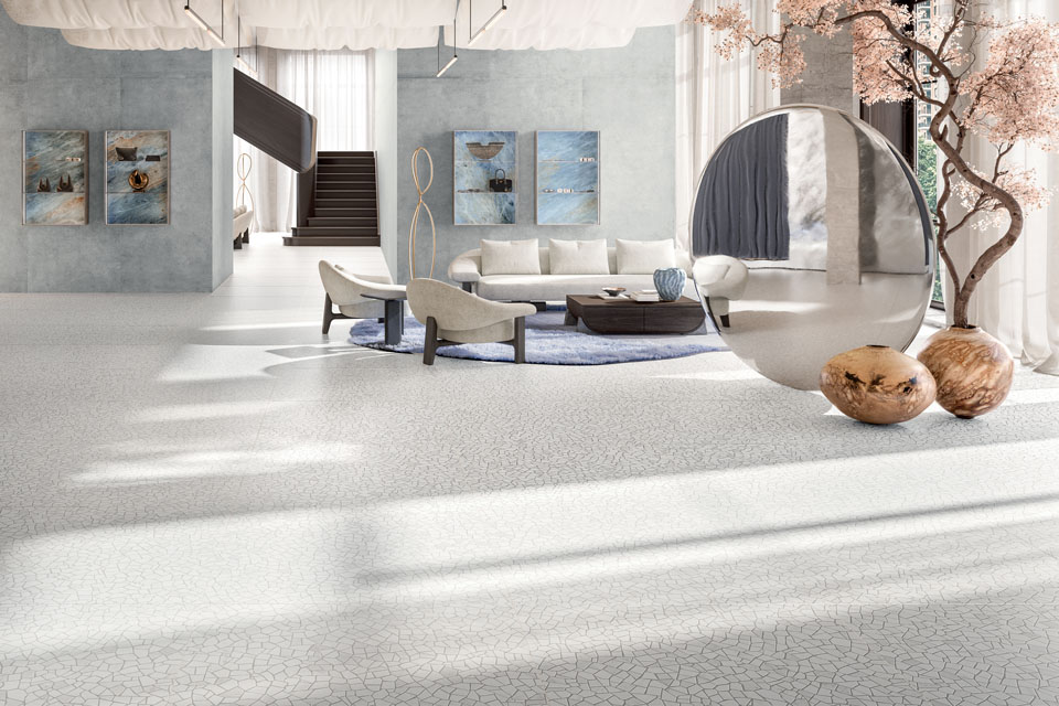Boutique con pavimento Luce